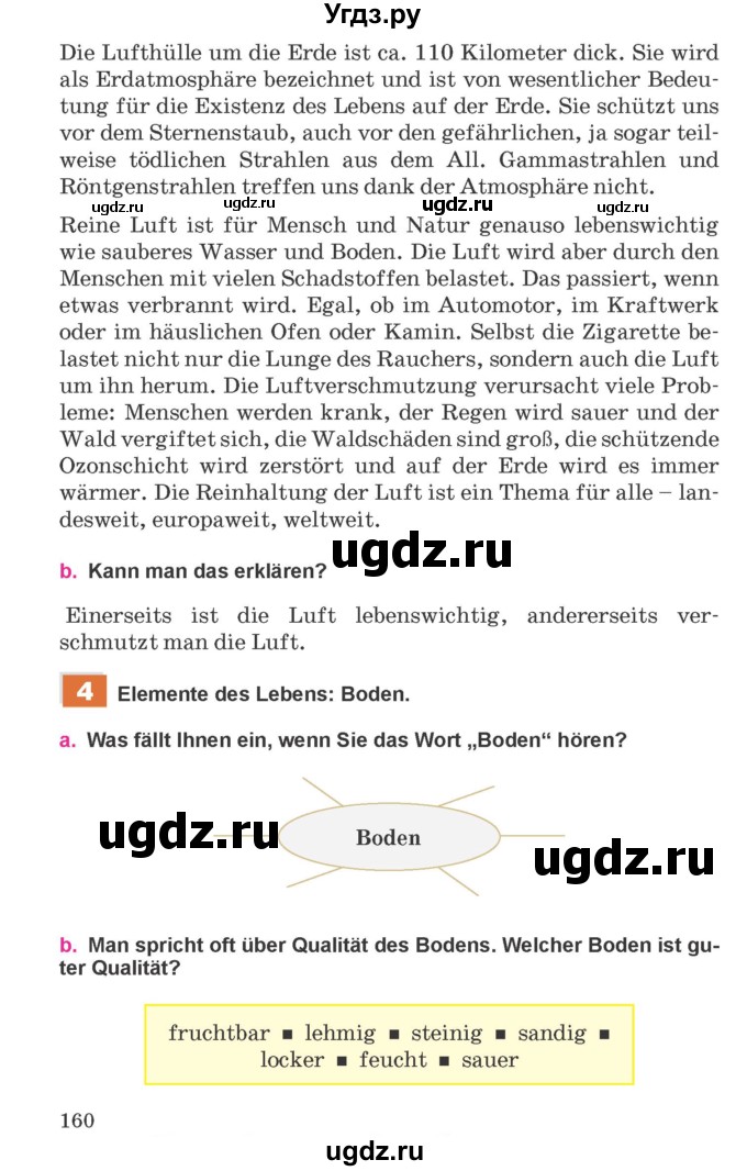 ГДЗ (Учебник) по немецкому языку 11 класс Будько А.Ф. / страница / 160