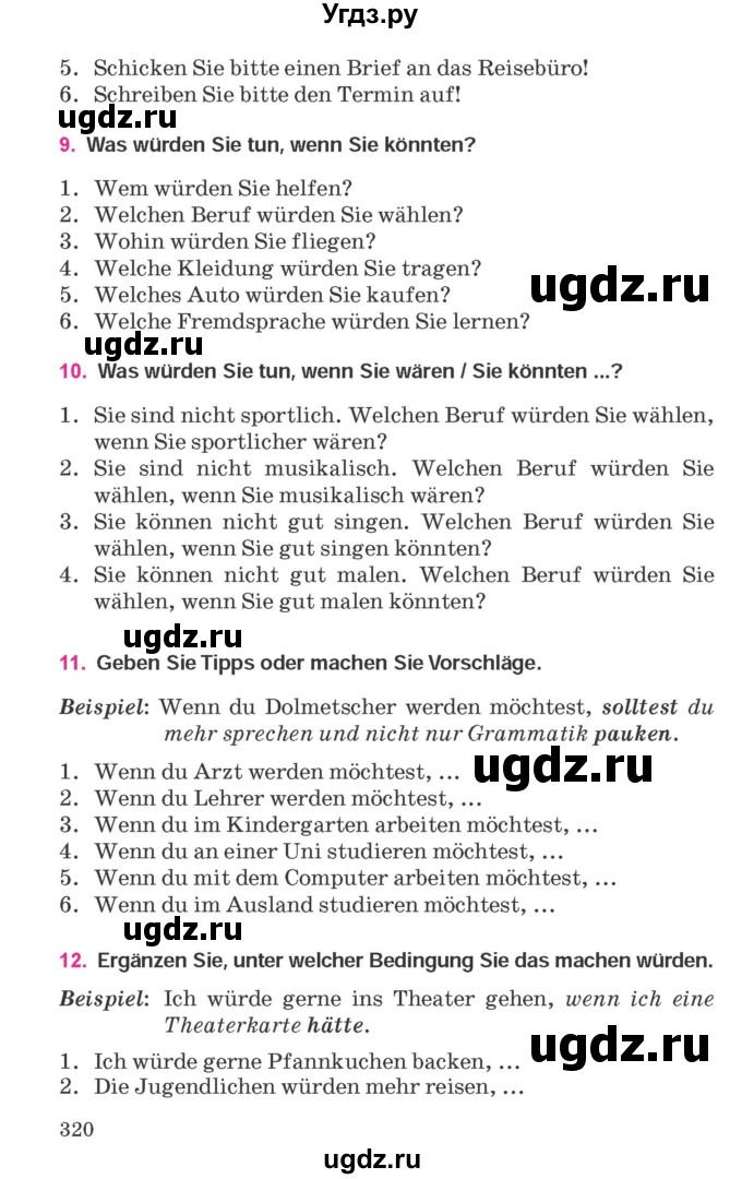 ГДЗ (Учебник) по немецкому языку 11 класс Будько А.Ф. / страница / 320