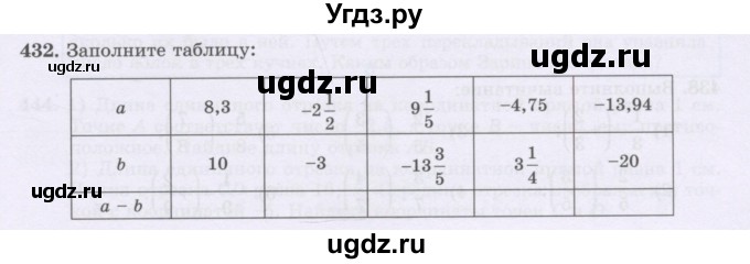 ГДЗ (Учебник) по математике 6 класс Алдамуратова Т.А. / упражнение номер / 432