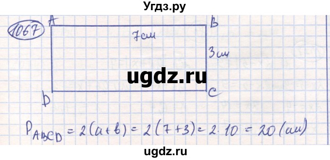 ГДЗ (Решебник) по математике 6 класс Алдамуратова Т.А. / упражнение номер / 1067