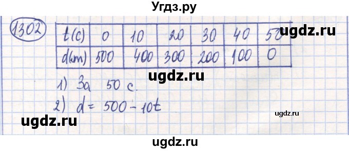 ГДЗ (Решебник) по математике 6 класс Алдамуратова Т.А. / упражнение номер / 1302