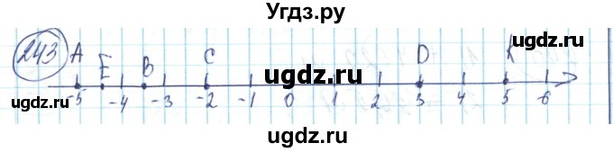 ГДЗ (Решебник) по математике 6 класс Алдамуратова Т.А. / упражнение номер / 243