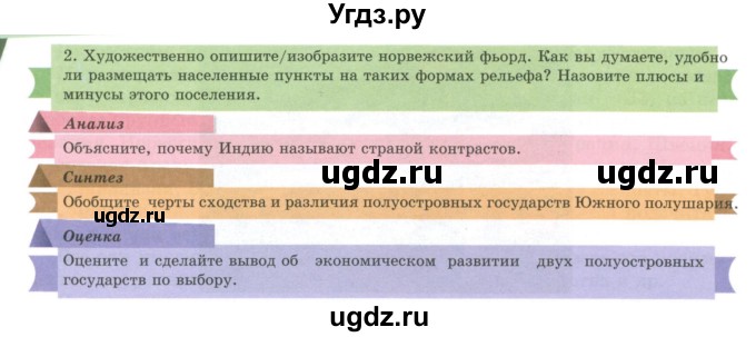 ГДЗ (Учебник) по географии 7 класс Егорина А.В. / параграф / 67(продолжение 2)