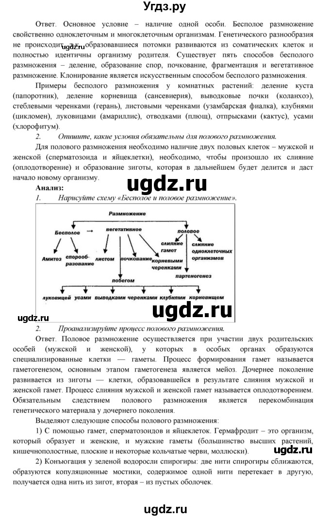 ГДЗ (Решебник) по биологии 7 класс Соловьева А.Р. / страница / 195(продолжение 2)