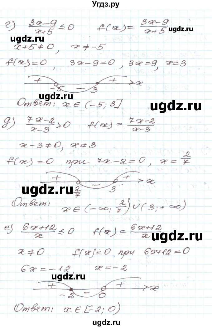 ГДЗ (Решебник) по алгебре 9 класс Арефьева И.Г. / глава 3 / упражнение / 3.164(продолжение 2)