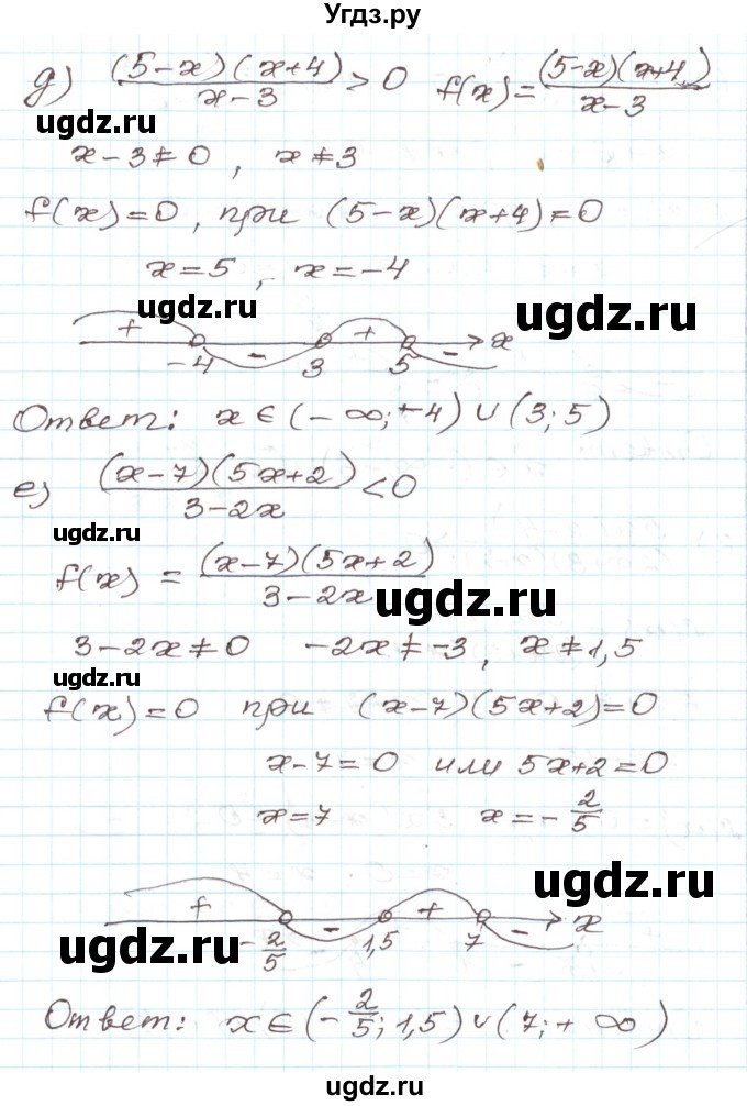 ГДЗ (Решебник) по алгебре 9 класс Арефьева И.Г. / глава 3 / упражнение / 3.166(продолжение 3)