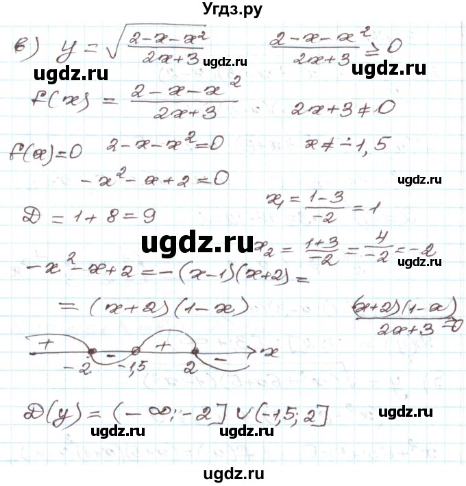 ГДЗ (Решебник) по алгебре 9 класс Арефьева И.Г. / глава 3 / упражнение / 3.178(продолжение 2)