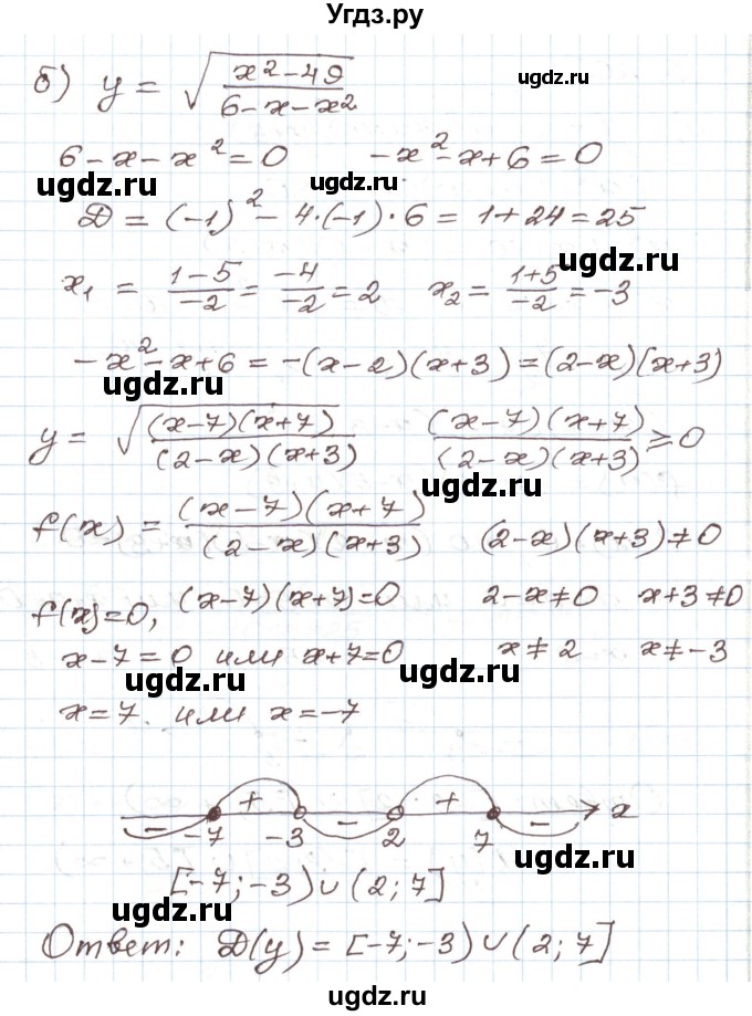 ГДЗ (Решебник) по алгебре 9 класс Арефьева И.Г. / глава 3 / упражнение / 3.205(продолжение 2)