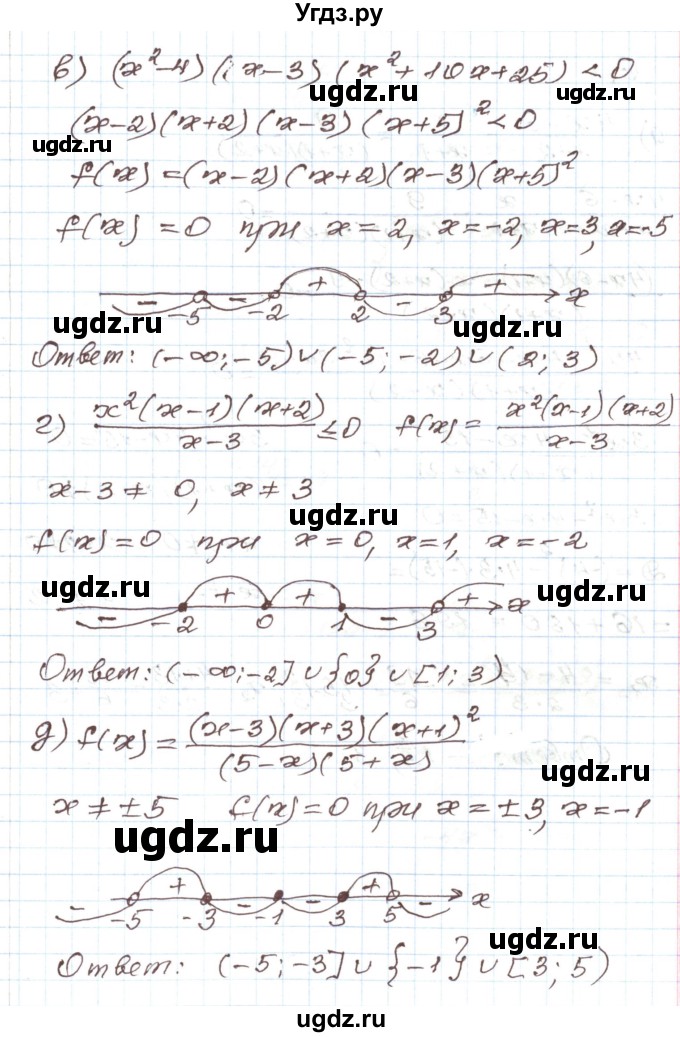 ГДЗ (Решебник) по алгебре 9 класс Арефьева И.Г. / глава 3 / проверяю знания / 5(продолжение 2)
