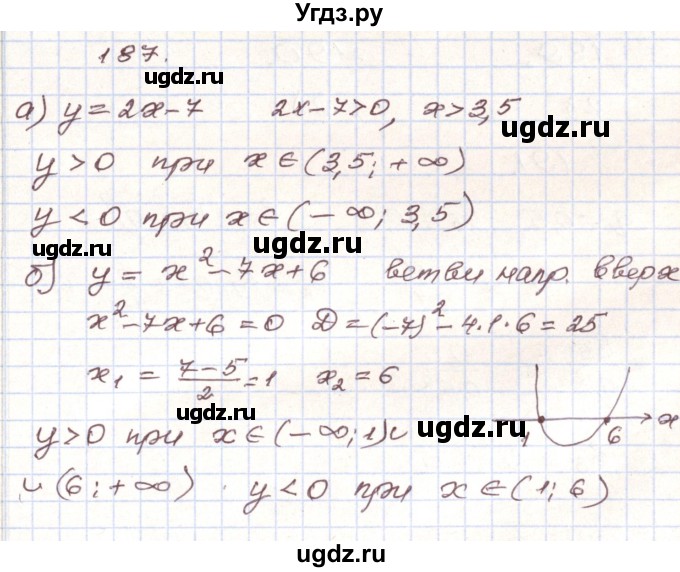 ГДЗ (Решебник) по алгебре 9 класс Арефьева И.Г. / повторение / 188