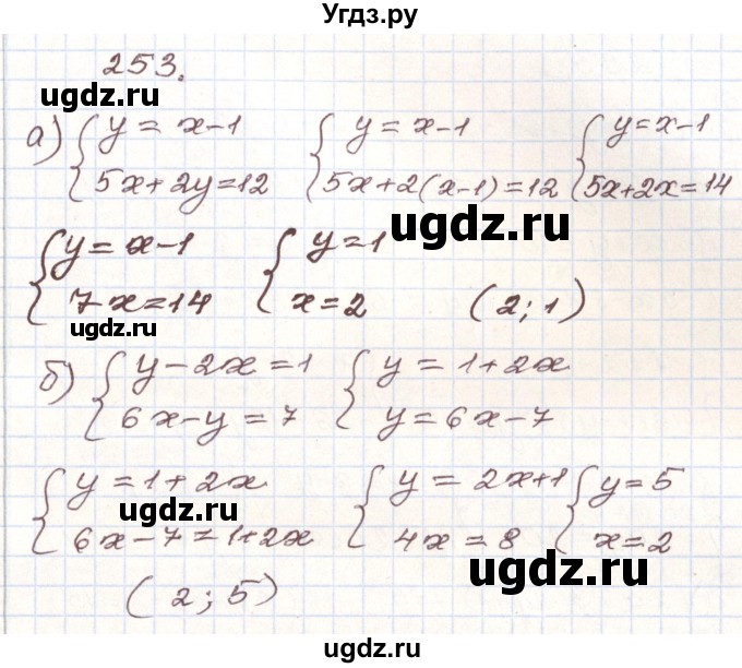 ГДЗ (Решебник) по алгебре 9 класс Арефьева И.Г. / повторение / 253