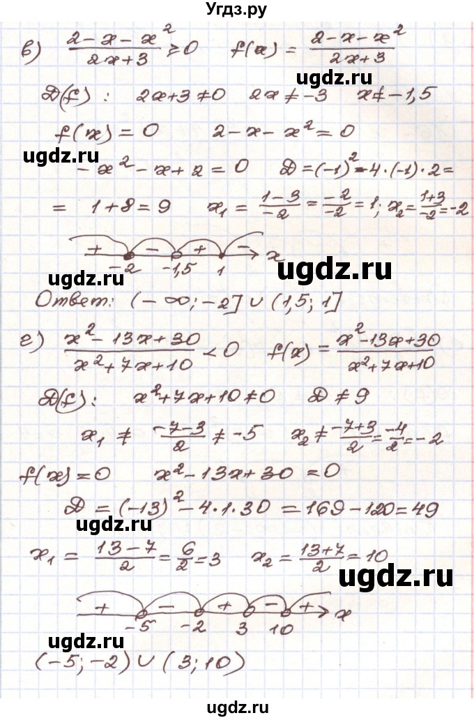 ГДЗ (Решебник) по алгебре 9 класс Арефьева И.Г. / повторение / 268(продолжение 2)