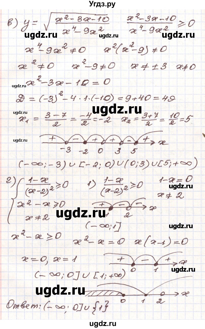 ГДЗ (Решебник) по алгебре 9 класс Арефьева И.Г. / повторение / 270(продолжение 2)