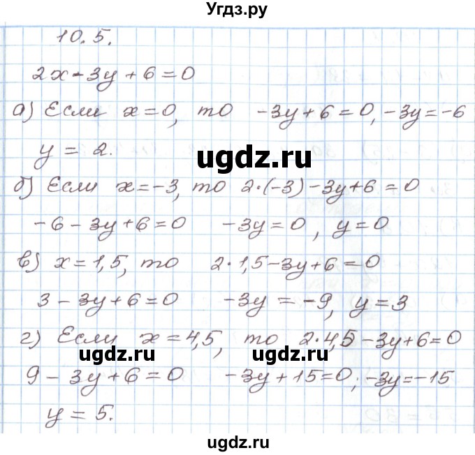 ГДЗ (Решебник) по алгебре 7 класс Мордкович А.Г. / параграф 10 / 10.5