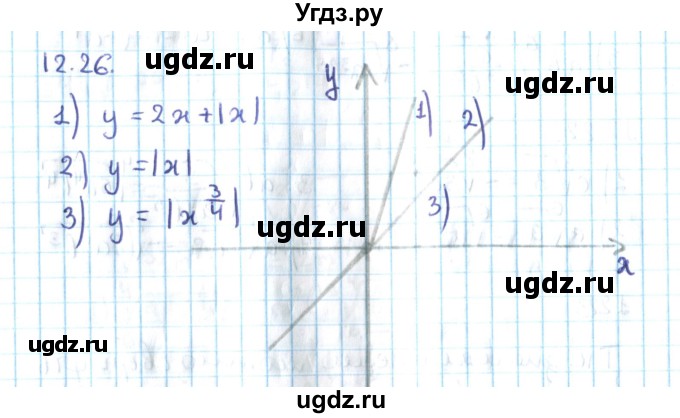 ГДЗ (Решебник №2) по алгебре 10 класс Мерзляк А.Г. / §12 / 12.26