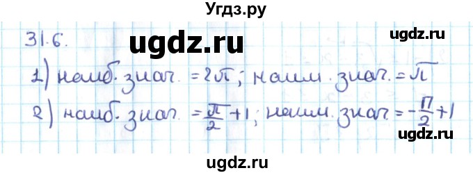 ГДЗ (Решебник №2) по алгебре 10 класс Мерзляк А.Г. / §31 / 31.6