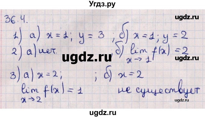 ГДЗ (Решебник №1) по алгебре 10 класс Мерзляк А.Г. / §36 / 36.4