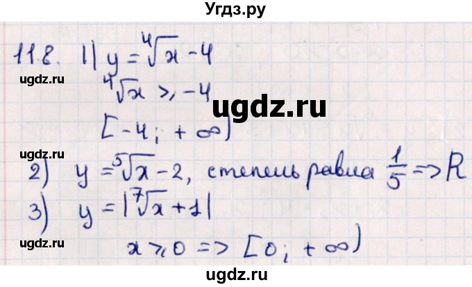 ГДЗ (Решебник №1) по алгебре 10 класс Мерзляк А.Г. / §11 / 11.8