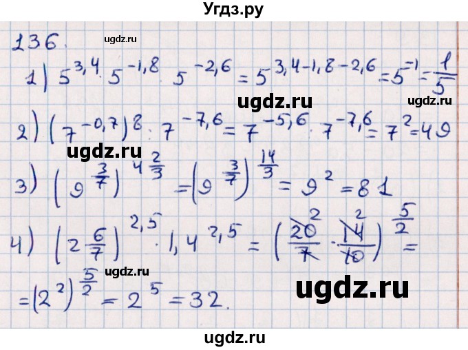 ГДЗ (Решебник №1) по алгебре 10 класс Мерзляк А.Г. / §13 / 13.6