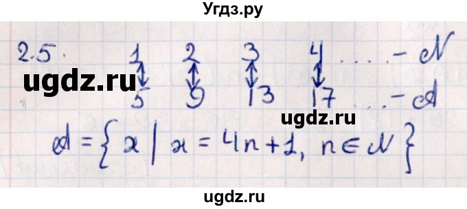 ГДЗ (Решебник №1) по алгебре 10 класс Мерзляк А.Г. / §2 / 2.5