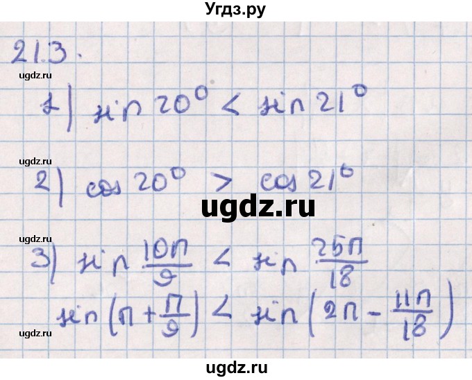 ГДЗ (Решебник №1) по алгебре 10 класс Мерзляк А.Г. / §21 / 21.3