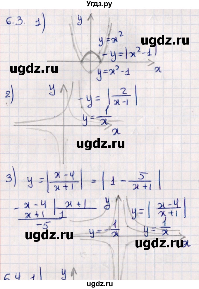 ГДЗ (Решебник №1) по алгебре 10 класс Мерзляк А.Г. / §6 / 6.3
