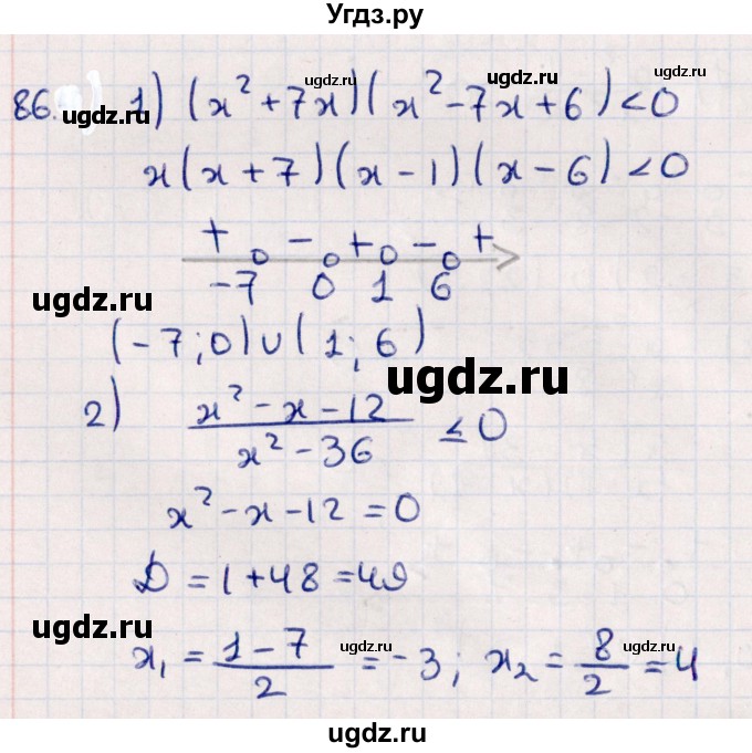 ГДЗ (Решебник №1) по алгебре 10 класс Мерзляк А.Г. / §8 / 8.6