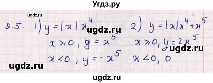 ГДЗ (Решебник №1) по алгебре 10 класс Мерзляк А.Г. / §9 / 9.5