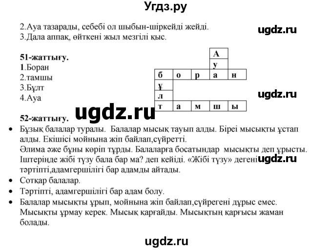 ГДЗ (Решебник) по казахскому языку 3 класс Жумабаева А.Е. / часть 1. страница / 31(продолжение 2)