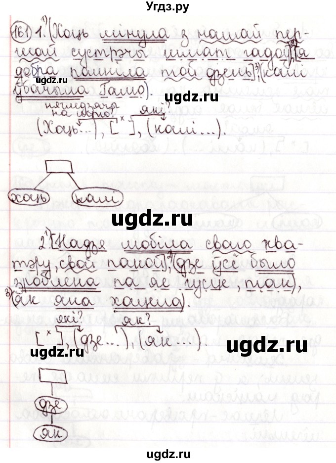ГДЗ (Решебник №1) по белорусскому языку 9 класс Валочка Г.М. / практыкаванне / 161