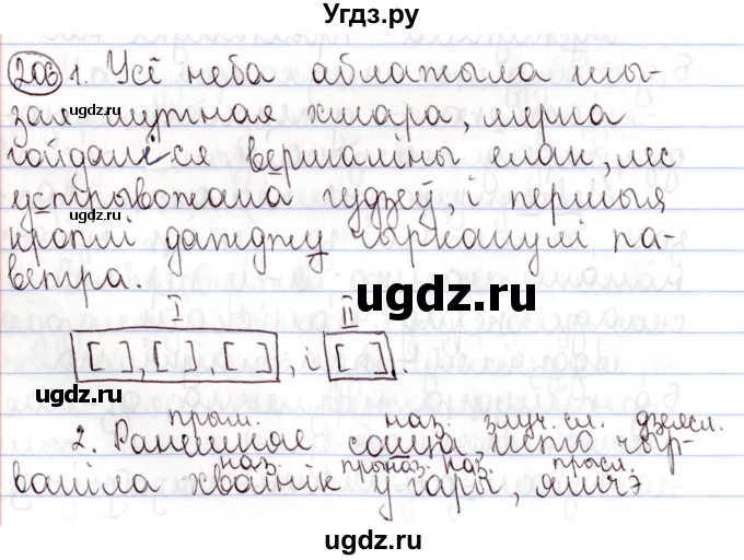 ГДЗ (Решебник №1) по белорусскому языку 9 класс Валочка Г.М. / практыкаванне / 206