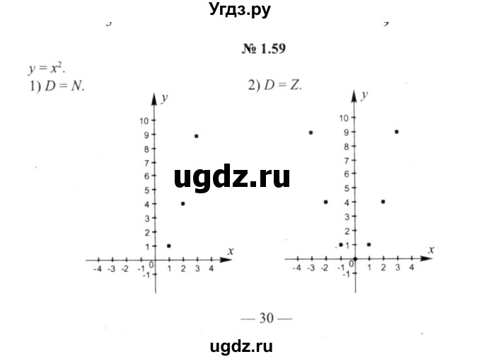 ГДЗ (решебник №2) по алгебре 9 класс Е.П. Кузнецова / глава 1 / 59