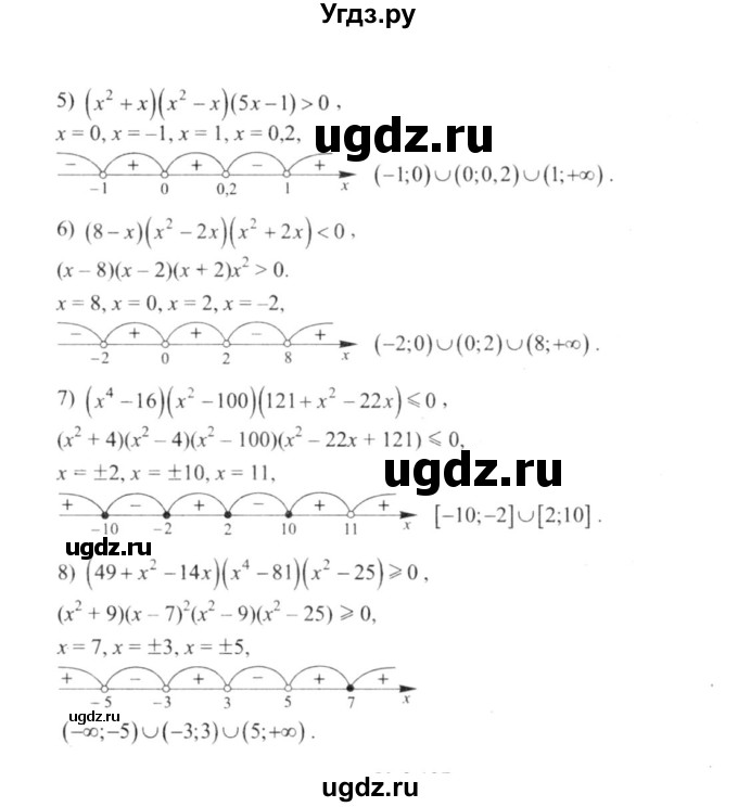 ГДЗ (решебник №2) по алгебре 9 класс Е.П. Кузнецова / глава 2 / 126(продолжение 2)