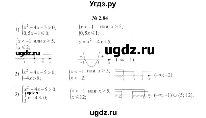 ГДЗ (решебник №2) по алгебре 9 класс Е.П. Кузнецова / глава 2 / 84