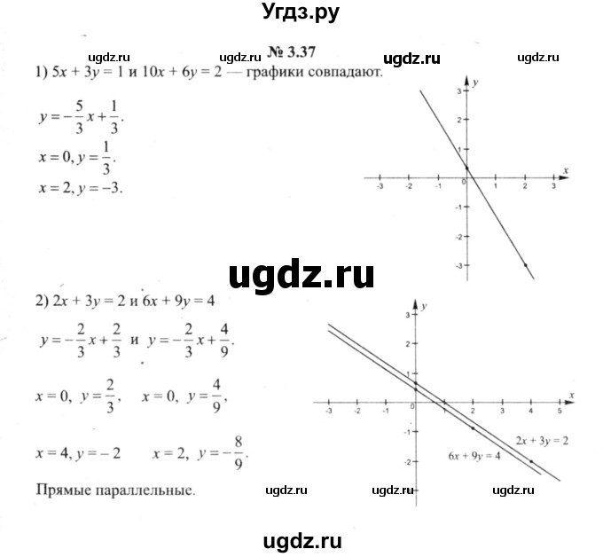 ГДЗ (решебник №2) по алгебре 9 класс Е.П. Кузнецова / глава 3 / 37