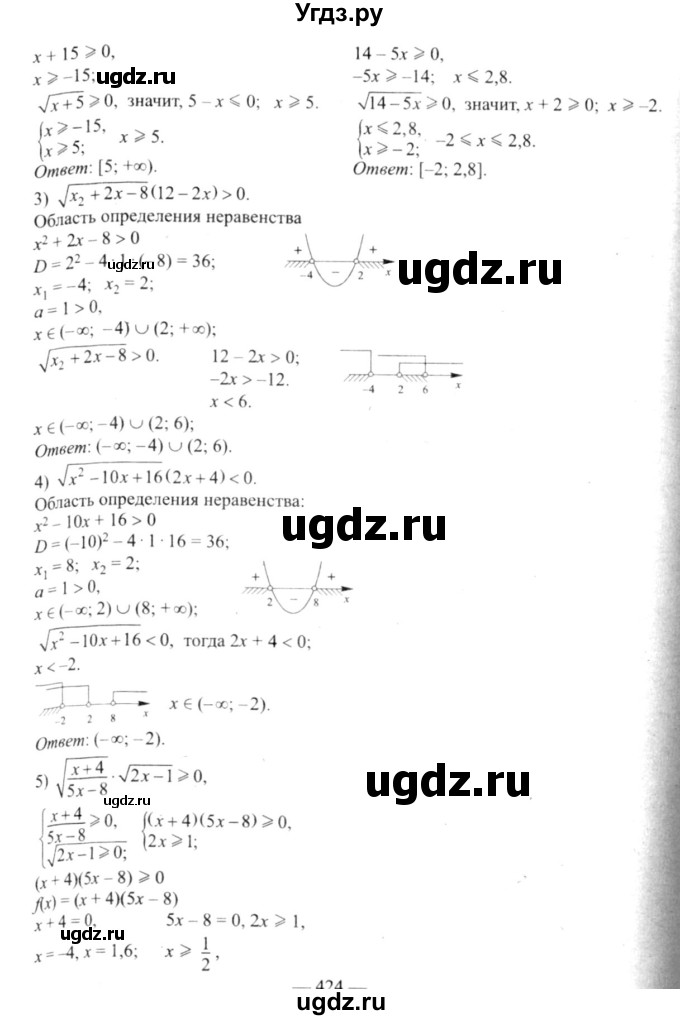 ГДЗ (решебник №2) по алгебре 9 класс Е.П. Кузнецова / повторение / 66(продолжение 2)