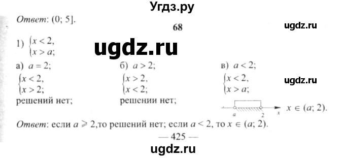ГДЗ (решебник №2) по алгебре 9 класс Е.П. Кузнецова / повторение / 68