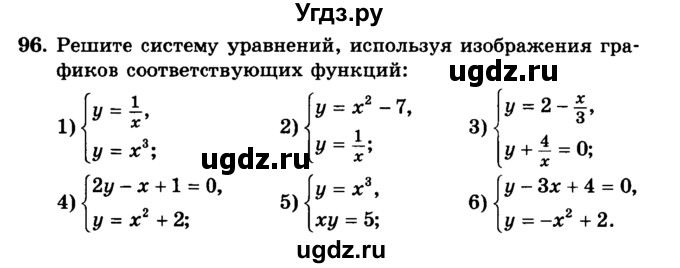 ГДЗ (учебник) по алгебре 9 класс Е.П. Кузнецова / повторение / 96