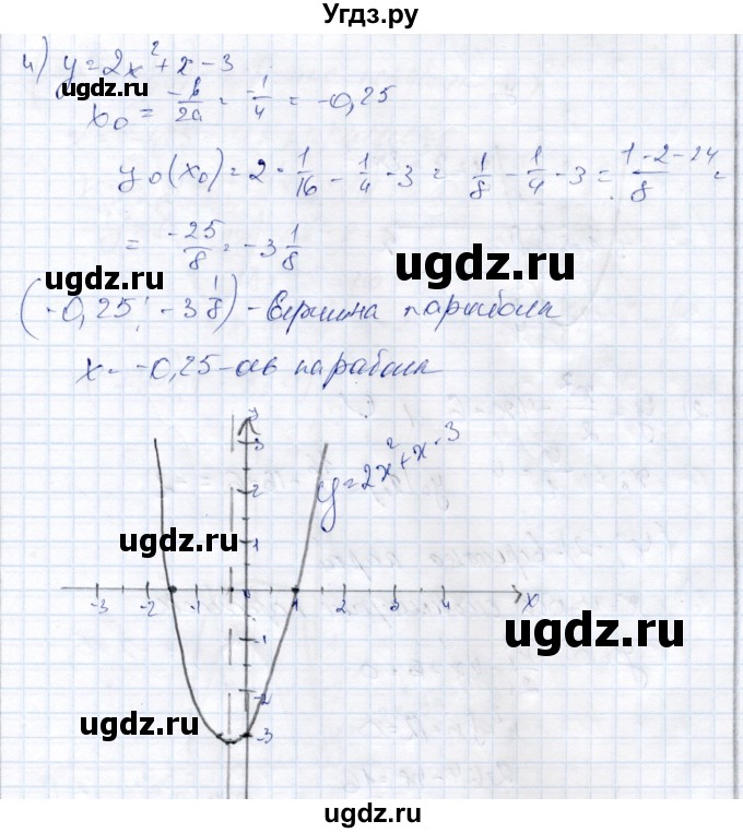 ГДЗ (Решебник) по алгебре 9 класс Шыныбеков А.Н. / раздел 0 / упражнение / 0.25(продолжение 2)