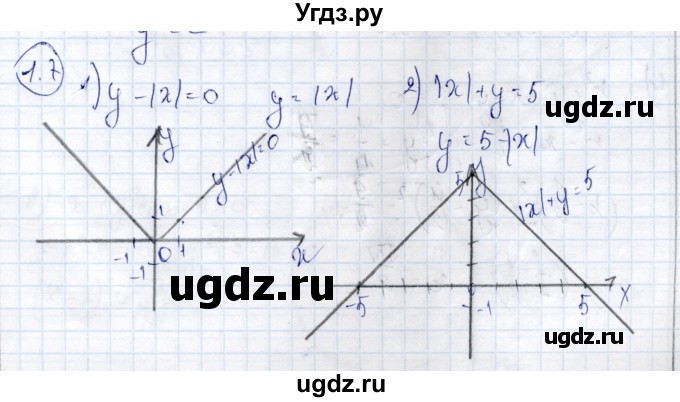 ГДЗ (Решебник) по алгебре 9 класс Шыныбеков А.Н. / раздел 1 / 1.7
