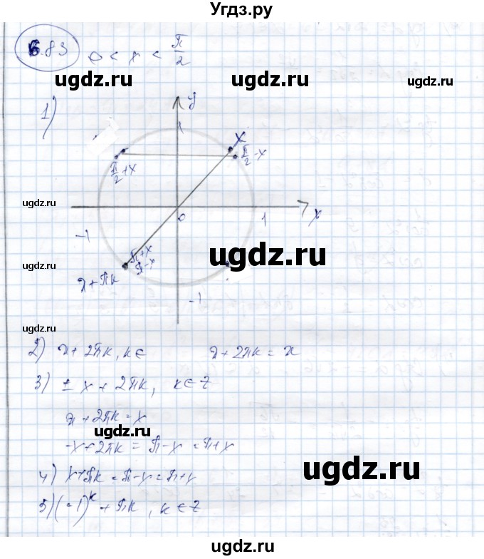 ГДЗ (Решебник) по алгебре 9 класс Шыныбеков А.Н. / раздел 6 / 6.83