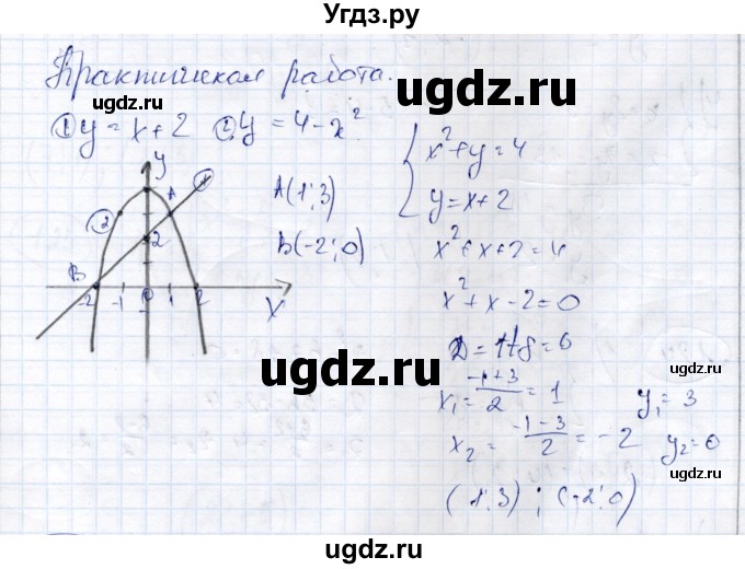 ГДЗ (Решебник) по алгебре 9 класс Шыныбеков А.Н. / практическая работа / стр.24-25