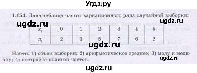 ГДЗ (Учебник) по алгебре 8 класс Шыныбеков А.Н. / раздел 1 / 1.154