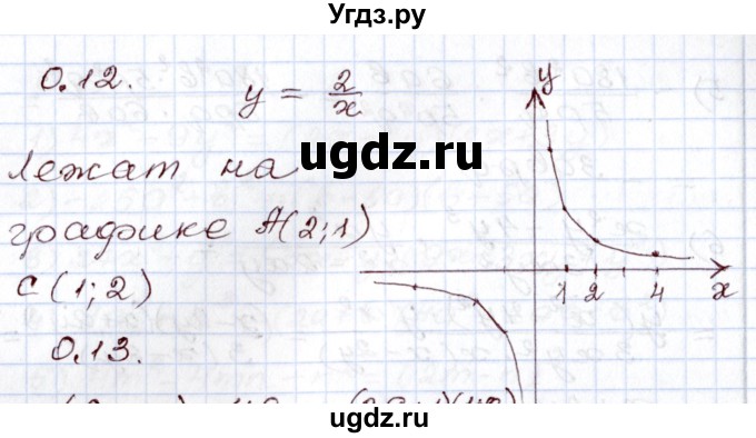 ГДЗ (Решебник) по алгебре 8 класс Шыныбеков А.Н. / раздел 0 / упражнение / 0.12