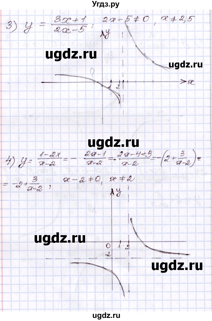 ГДЗ (Решебник) по алгебре 8 класс Шыныбеков А.Н. / раздел 3 / 3.45(продолжение 2)