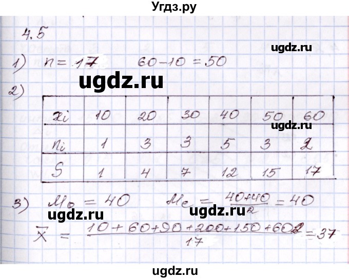 ГДЗ (Решебник) по алгебре 8 класс Шыныбеков А.Н. / раздел 4 / 4.5