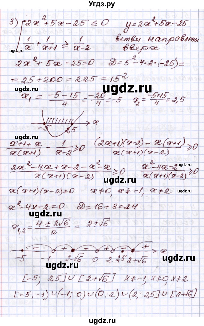 ГДЗ (Решебник) по алгебре 8 класс Шыныбеков А.Н. / раздел 5 / 5.63(продолжение 2)