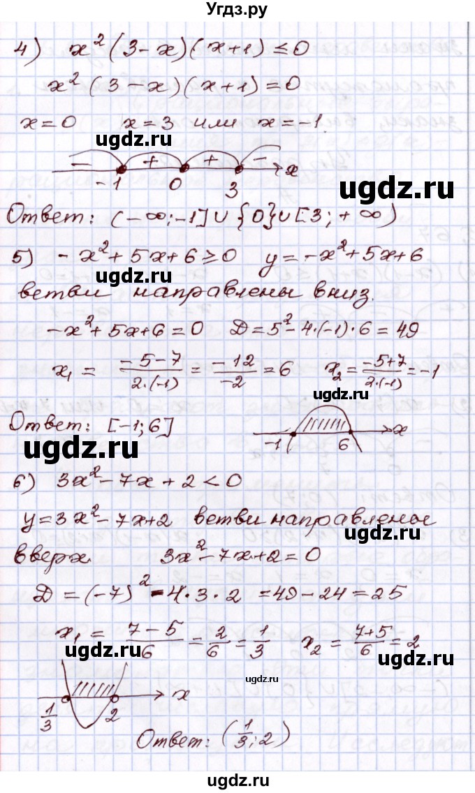 ГДЗ (Решебник) по алгебре 8 класс Шыныбеков А.Н. / раздел 5 / 5.67(продолжение 2)
