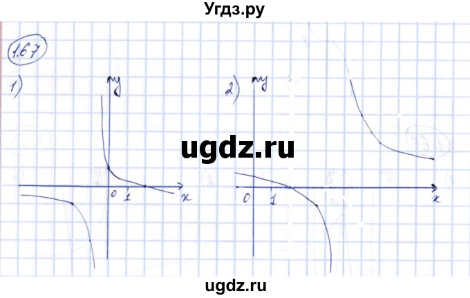 ГДЗ (Решебник) по алгебре 10 класс Шыныбеков А.Н. / раздел 1 / 1.67