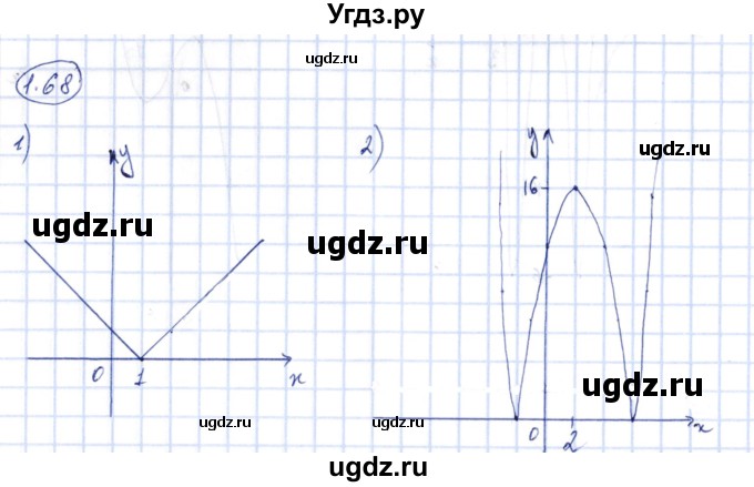 ГДЗ (Решебник) по алгебре 10 класс Шыныбеков А.Н. / раздел 1 / 1.68